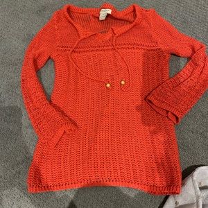 Lucky Brand gorgeous blood orange shirt